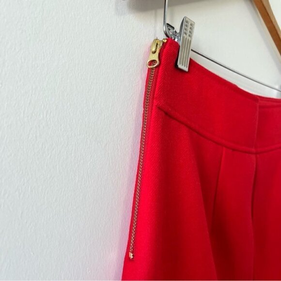 J CREW SEEN ON TV DOUBLE-SERGE WOOL MINI SKIRT - Picture 5 of 11